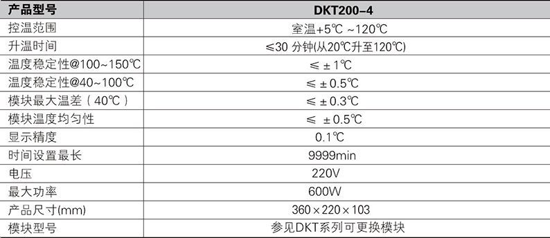 DKT200-4 恒温金属浴